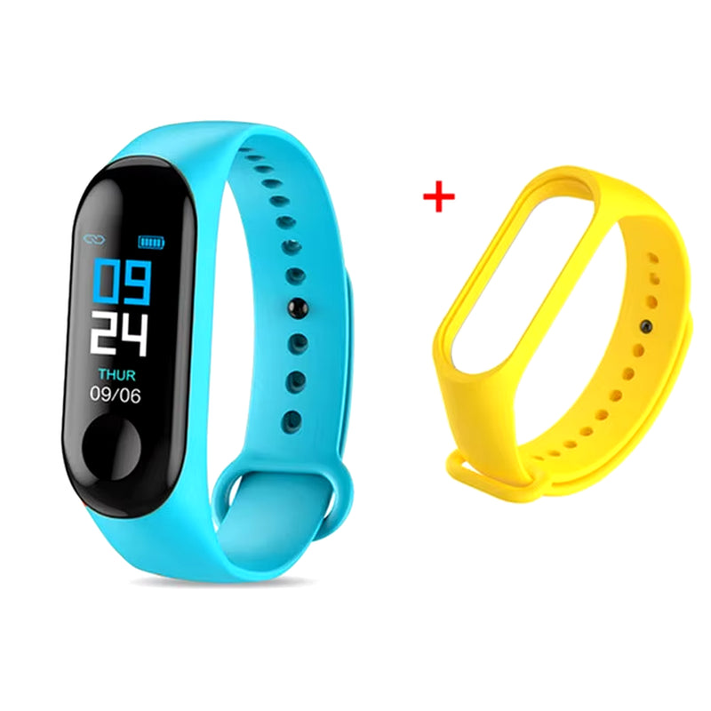 Wristwatch Fitness M3 Color Screen Smart Sport Bracelet Activity Running Tracker Heart Rate for Children Men Women Watch Hours