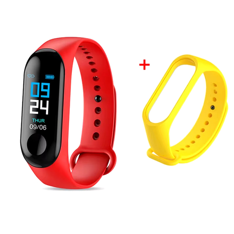 Wristwatch Fitness M3 Color Screen Smart Sport Bracelet Activity Running Tracker Heart Rate for Children Men Women Watch Hours