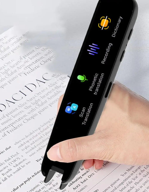 Load image into Gallery viewer, Scanning Reading Pen Translator Portable Wifi Mobile Translation Languages Smart Scanner Supports Dictionary &amp; 112 Voice
