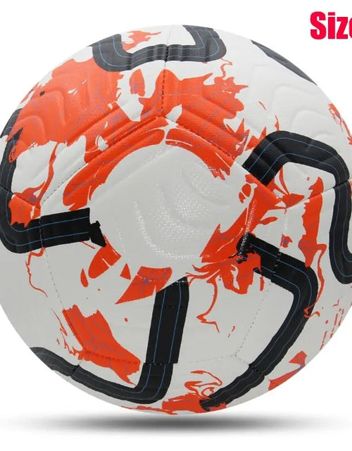 Load image into Gallery viewer, Soccer Balls Standard Size 5 Machine-Stitched Ball PU Material Sports League Outdoor Match Football Training Ball Futbol Voetbal
