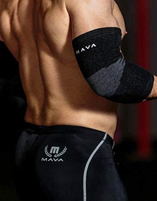 Load image into Gallery viewer, Bamboo Elbow Brace Compression Support Sleeve for Tendonitis, Tennis, Golf Elbow Treatment - Reduce Elbow Joint Pain
