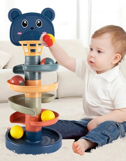 Load image into Gallery viewer, Montessori Baby Toy Rolling Ball Children Montessori Educational Games for Babies Stacking Track Baby Development Toys Children
